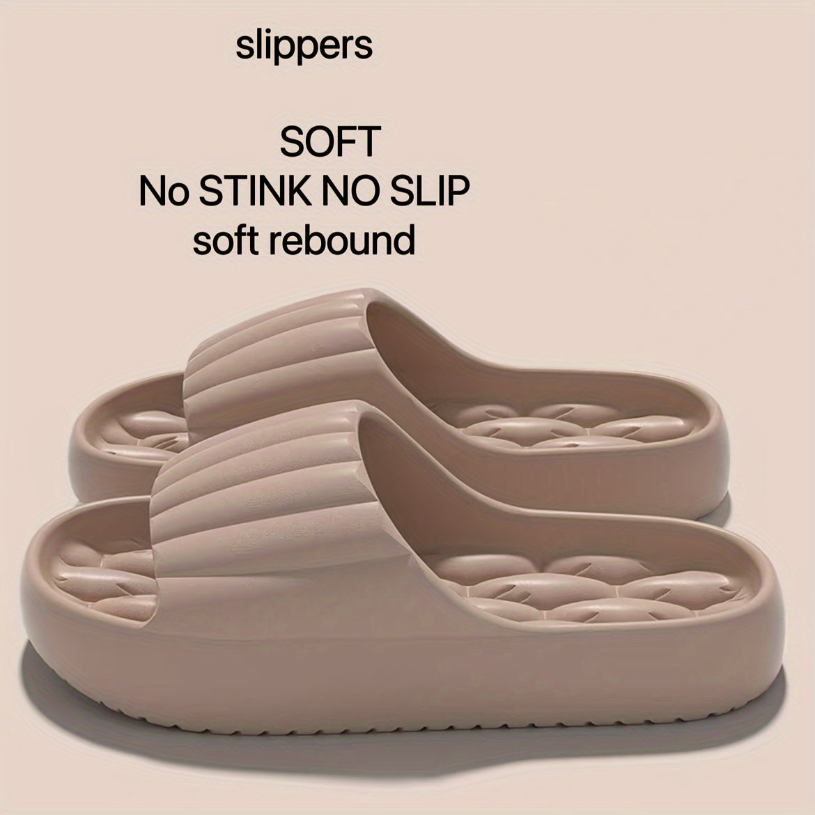 Women'S EVA Slippers - Soft Comfortable Round Toe Design, All-Season Washable Indoor/Outdoor House Shoes, Minimalist Style with Cushioned Insole & Durable Sole, Multiple Colors Available, Hand Washable, Indoor Footwear, Simpl