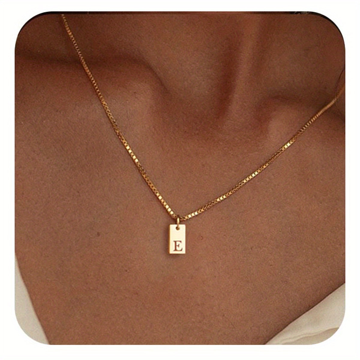 14k Golden Plated Initials Necklace for Women - Delicate Monogram Pendant, Name Jewelry Gift for Valentine's Day, Everyday Elegance & Year-Round Wear, Necklace, Elegant Accessory, Luxurious Appearance
