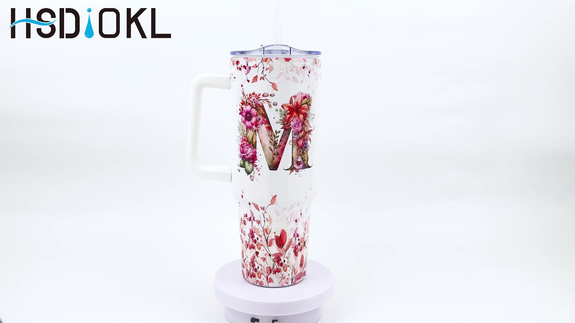 1pc Custom Your Name 40 Oz Stainless Steel Tumbler - Personalized Letter Funny Print Double Wall Vacuum Insulated - For Women, Mom, Sisters, Teacher, Coworker - Perfect Gift for Birthday, Christmas