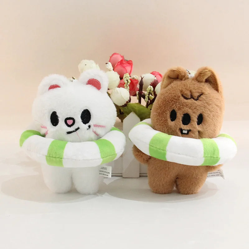 SKZOO Plush Keychain Plush Keychain Wolf Plush Toy Seoul FM Week Cloak Doll Magic School Kid Birthday Gift