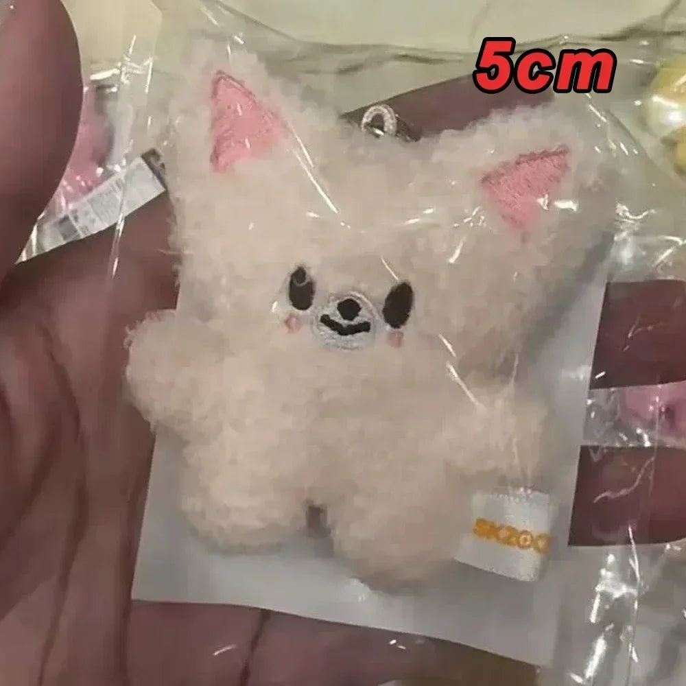 SKZOO Plush Keychain Plush Keychain Wolf Plush Toy Seoul FM Week Cloak Doll Magic School Kid Birthday Gift