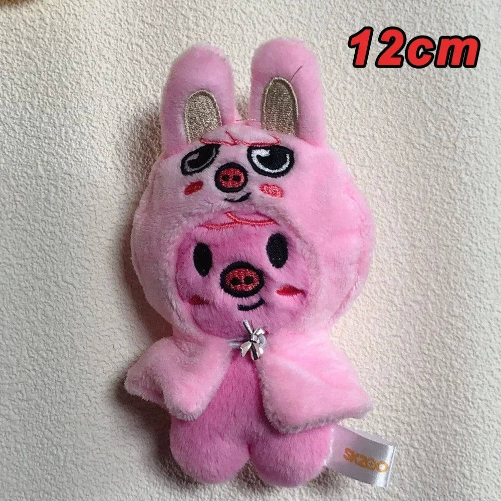SKZOO Plush Keychain Plush Keychain Wolf Plush Toy Seoul FM Week Cloak Doll Magic School Kid Birthday Gift