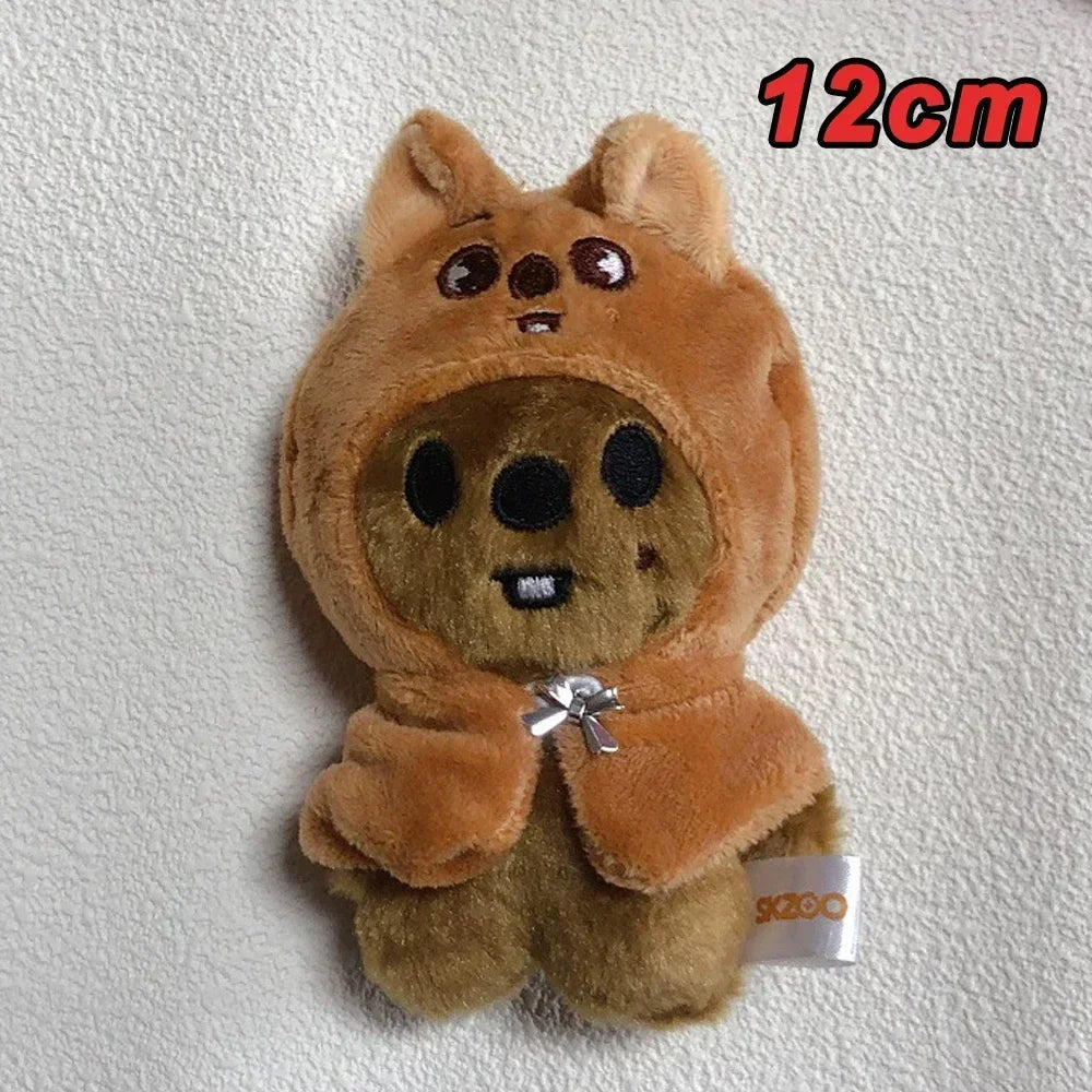 SKZOO Plush Keychain Plush Keychain Wolf Plush Toy Seoul FM Week Cloak Doll Magic School Kid Birthday Gift