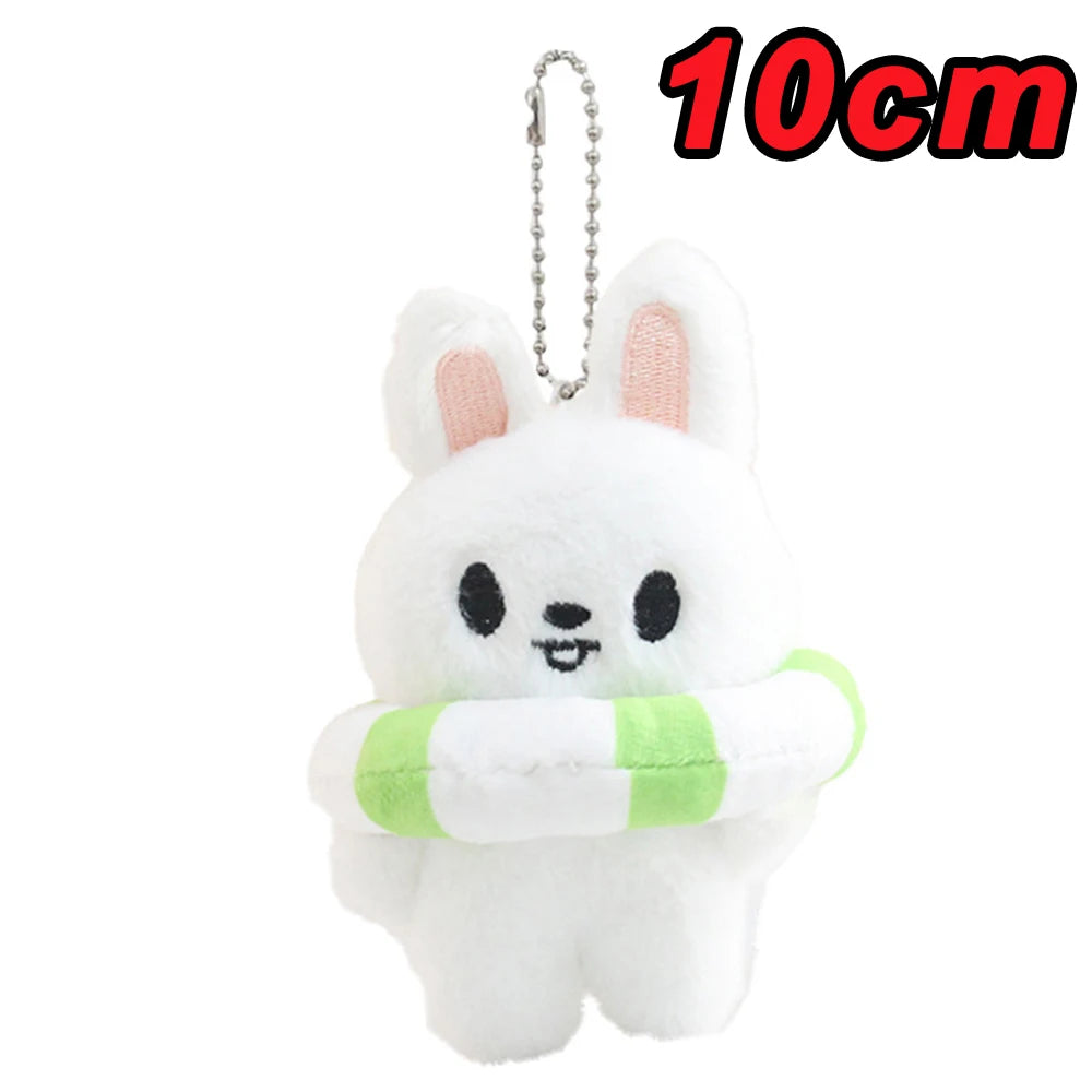 SKZOO Plush Keychain Plush Keychain Wolf Plush Toy Seoul FM Week Cloak Doll Magic School Kid Birthday Gift