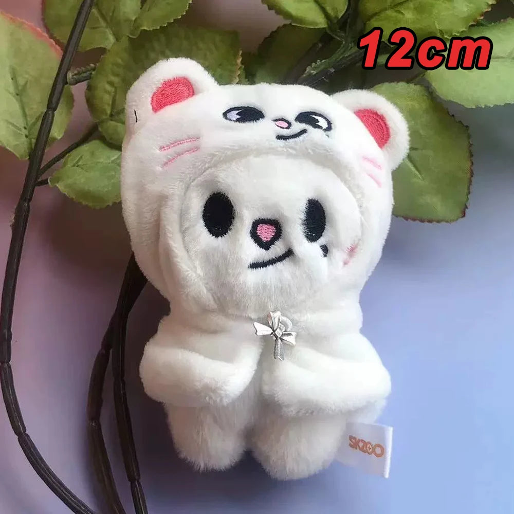 SKZOO Plush Keychain Plush Keychain Wolf Plush Toy Seoul FM Week Cloak Doll Magic School Kid Birthday Gift