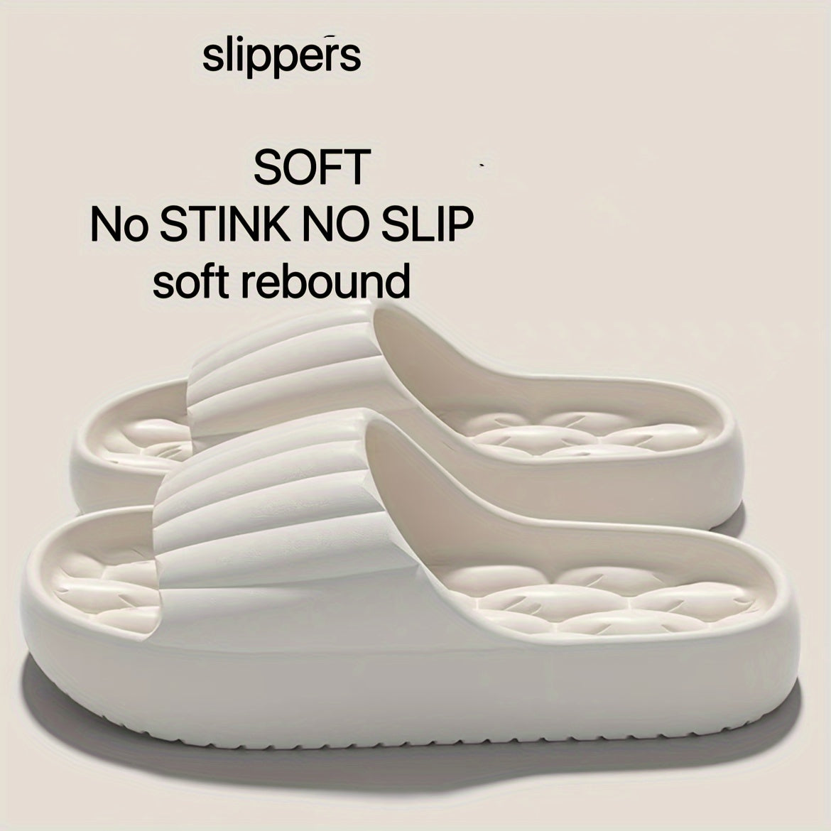 Women'S EVA Slippers - Soft Comfortable Round Toe Design, All-Season Washable Indoor/Outdoor House Shoes, Minimalist Style with Cushioned Insole & Durable Sole, Multiple Colors Available, Hand Washable, Indoor Footwear, Simpl