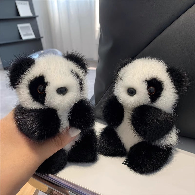 3pcs Panda Plush Toy, Panda Pendant, Panda Plush Toy Keychain, Keychain, Birthday Gift, Animal Keychain, Plush Pendant, Playful Pendant, Panda Design, Mink Fur Feel, Highquality Plush, Plush Keychain, Animal Pendant, Collecto