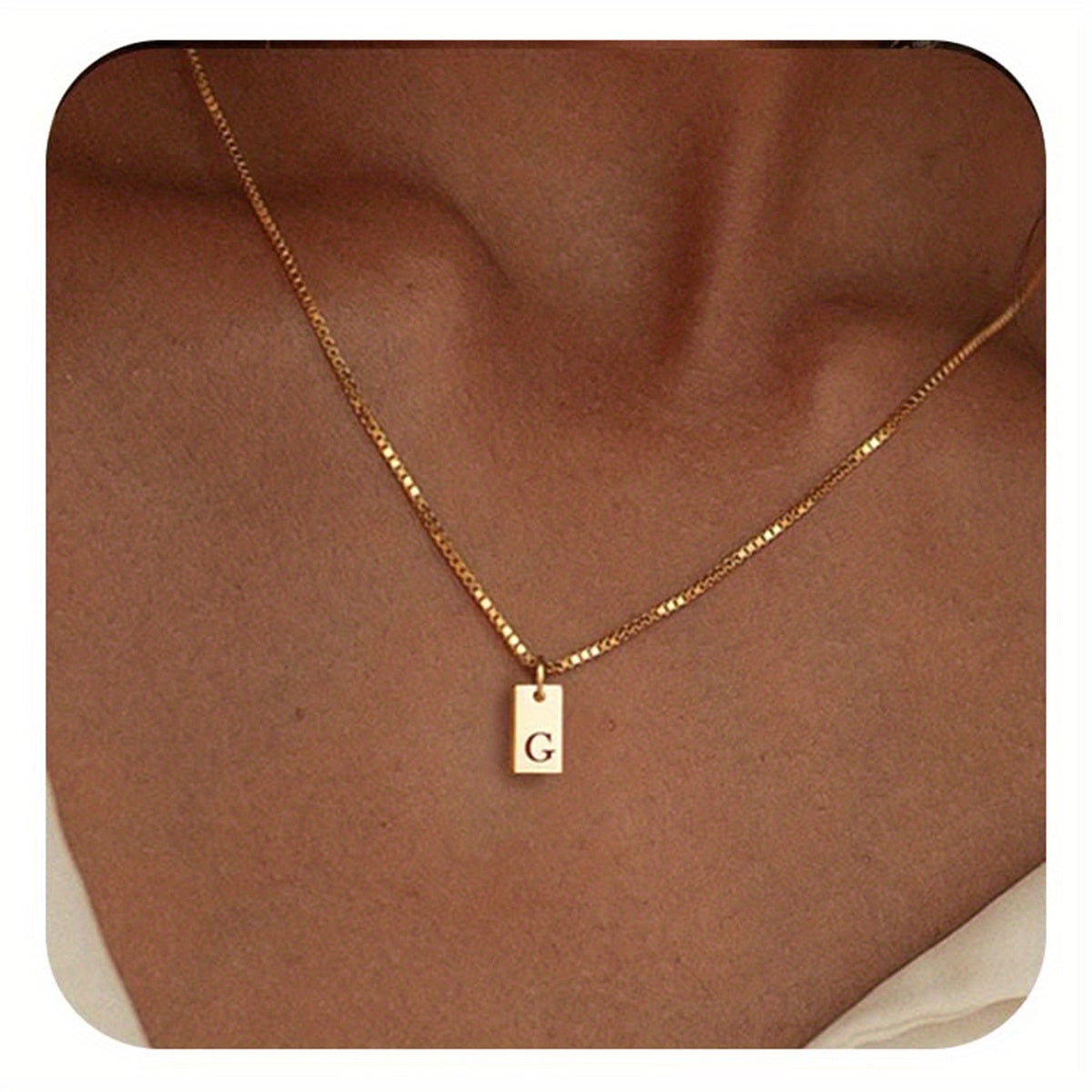 14k Golden Plated Initials Necklace for Women - Delicate Monogram Pendant, Name Jewelry Gift for Valentine's Day, Everyday Elegance & Year-Round Wear, Necklace, Elegant Accessory, Luxurious Appearance