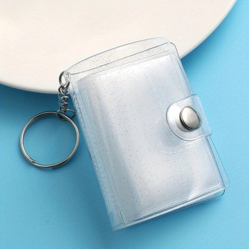 1pc 1 Inch Photo Album Keychain Pendant Simple And Convenient To Carry Album Can Hold 20 Photos Album Keychain