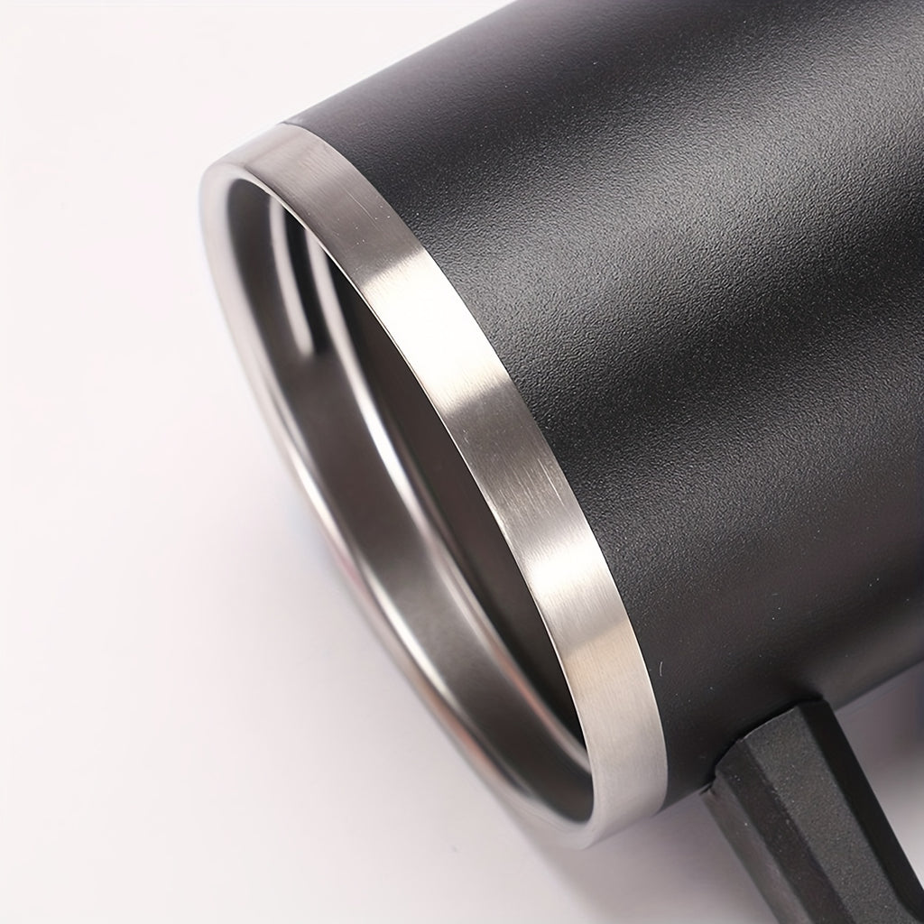 1pc Vacuum-Insulated Stainless Steel Tumbler with Straw - Thermocooler Technology & Handle - Perfect for Hot/Cold Beverages - Durable Double-Wall Insulated Water Cup for All-Day Temperature Retention