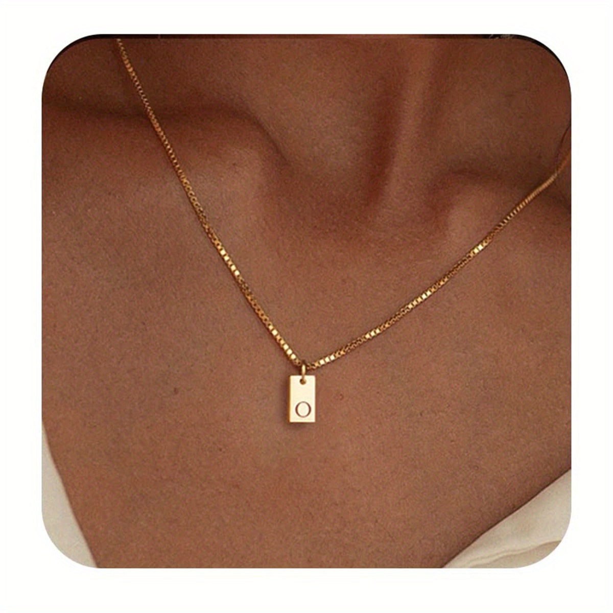 14k Golden Plated Initials Necklace for Women - Delicate Monogram Pendant, Name Jewelry Gift for Valentine's Day, Everyday Elegance & Year-Round Wear, Necklace, Elegant Accessory, Luxurious Appearance