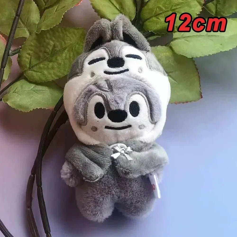 SKZOO Plush Keychain Plush Keychain Wolf Plush Toy Seoul FM Week Cloak Doll Magic School Kid Birthday Gift