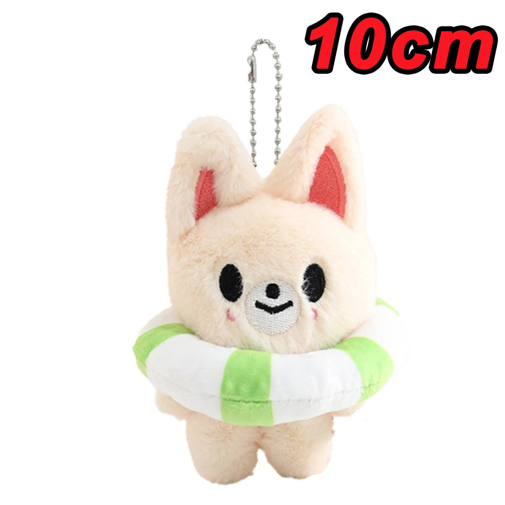 SKZOO Plush Keychain Plush Keychain Wolf Plush Toy Seoul FM Week Cloak Doll Magic School Kid Birthday Gift