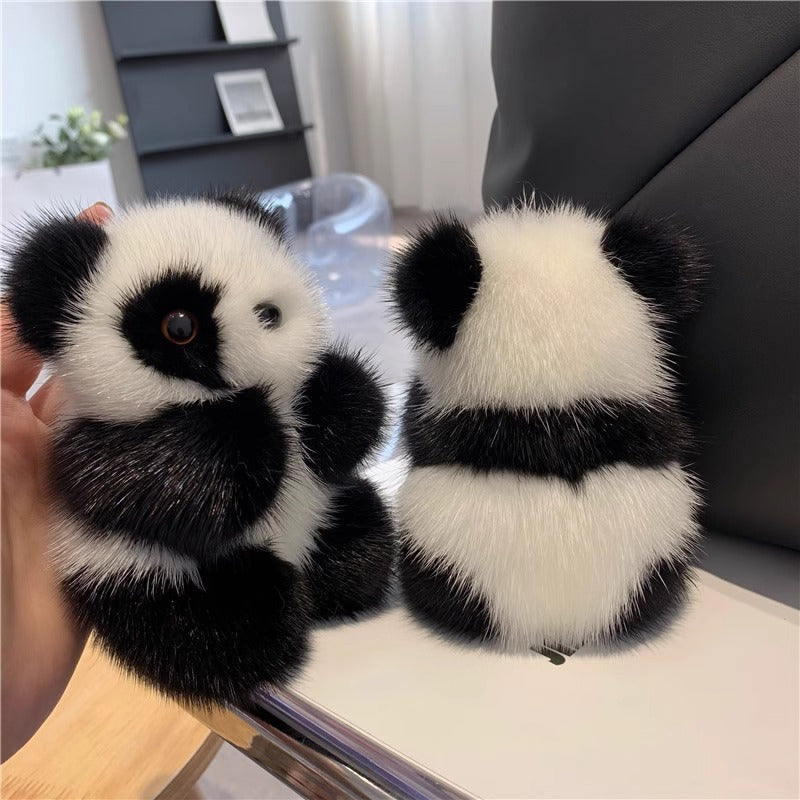 3pcs Panda Plush Toy, Panda Pendant, Panda Plush Toy Keychain, Keychain, Birthday Gift, Animal Keychain, Plush Pendant, Playful Pendant, Panda Design, Mink Fur Feel, Highquality Plush, Plush Keychain, Animal Pendant, Collecto